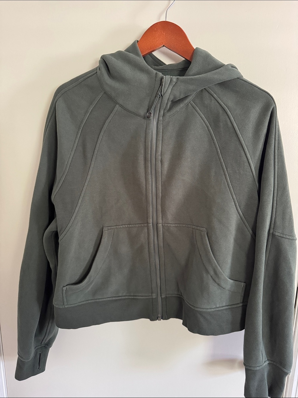 Lululemon Scuba Oversized Full Zip - Medium Forest M/L
